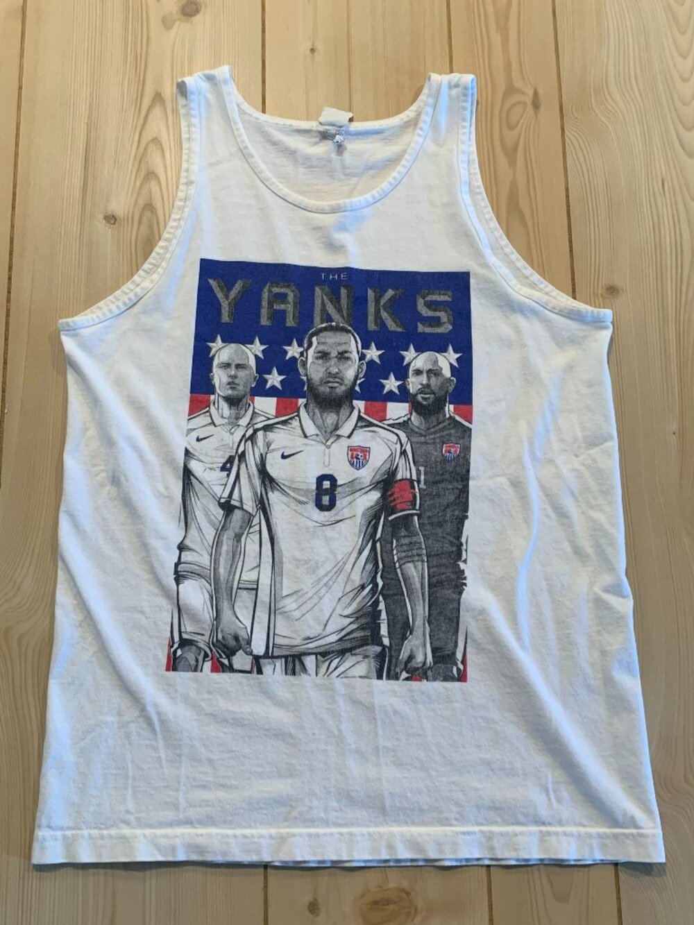 FIFA World Cup Brazil 2014 Soccer Tournament Team USA The Yanks Tank Top Size M